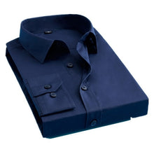 Load image into Gallery viewer, BOLUBAO Brand Men Casual Shirts Fashion Solid Color Shirt Long Sleeve Slim Fit Business Shirts Mens Clothing Male Tuxedo Shirt
