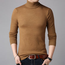 Load image into Gallery viewer, 2019 Winter High Neck Thick Warm Sweater Men Turtleneck Mens Sweaters Slim Fit Pullover Men Knitwear Male Double collar S-3XL