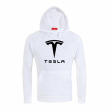 Load image into Gallery viewer, Hoodies Men Tesla Car Logo Print Sweatshirt Spring Autumn New Fashion Men Hoodie hip hop harajuku Casual Hoody Fleece tracksuit