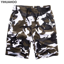 Load image into Gallery viewer, YIHUAHOO Casual Summer Shorts Men Plus Size 6XL 7XL 8XL Bermuda Board Camouflage Beach Shorts Printed Punk Mens Short Pants