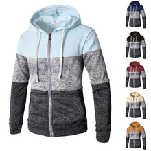 Load image into Gallery viewer, Newest Men Zip Up Casual Elastic Sweater Coat Tops Jacket Outwear Sweater Jogger Zipper Men Autumn Winter Hoody Sweatercoat J717