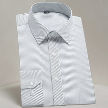 Load image into Gallery viewer, Men's Casual Long Sleeve Standard-fit Dress Shirts Formal Business Button Up Twill Simple Basic Design Work Office Tops Shirt