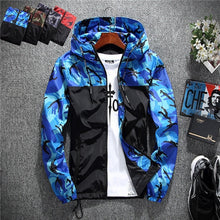 Load image into Gallery viewer, 2019 Men's wear casual camouflage jacket. of Slim handsome spring autumn casual solid color large size baseball clothes