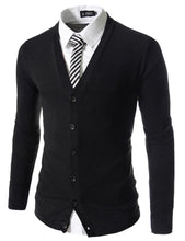 Load image into Gallery viewer, 2018 New Autumn Men's Sweaters Cardigan for Man V-neck Cardigan Men Knitwear Sweater Slim Casual Sweater Business