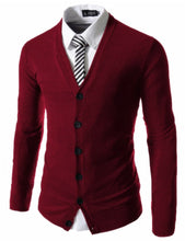 Load image into Gallery viewer, 2018 New Autumn Men's Sweaters Cardigan for Man V-neck Cardigan Men Knitwear Sweater Slim Casual Sweater Business