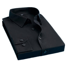 Load image into Gallery viewer, BOLUBAO Brand Men Casual Shirts Fashion Solid Color Shirt Long Sleeve Slim Fit Business Shirts Mens Clothing Male Tuxedo Shirt
