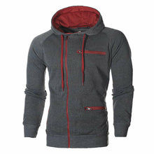 Load image into Gallery viewer, UK Men Autumn Winter Hoodie Sweatshirt Gym Jacket Hooded Zip Up Pullover Jumper Coat Outwear

