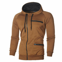 Load image into Gallery viewer, UK Men Autumn Winter Hoodie Sweatshirt Gym Jacket Hooded Zip Up Pullover Jumper Coat Outwear
