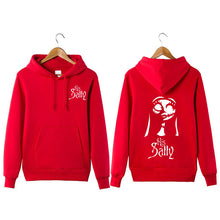 Load image into Gallery viewer, 2018The Nightmare Before Christmas Hoodies Print Jack And Sally Skellington Jackets For Man Women Couple Coats Black Sweatshirts
