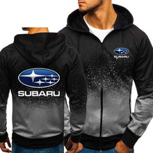 Load image into Gallery viewer, Subaru Logo Coat Fleece Hoodies Slim Jackets Fashion Sweatshirt Cardigan Subaru Logo Streetwear Clothing Coat Outerwear
