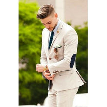 Load image into Gallery viewer, Custom Made Dark Blue Suit Inspired By Suit Worn In James Bond Wedding Suit For Men Groomsman Tuxedos Groom Wedding Suits
