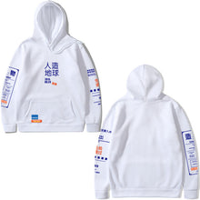Load image into Gallery viewer, 2019 Japan Harajuku Hoodie Sweatshirt Graphic Graffiti Kanji Hip Hop Streetwear Hoodie Cotton Autumn Winter Fleece Pullover 3XL
