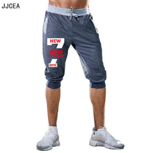 Load image into Gallery viewer, Summer Sports Men&#39;s Sportswear Pants Knee Length 3/4 Clothing Sport Joggers Workout Gym Fitness Suits Bermuda Shorts
