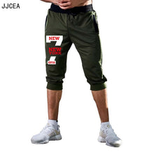 Load image into Gallery viewer, Summer Sports Men&#39;s Sportswear Pants Knee Length 3/4 Clothing Sport Joggers Workout Gym Fitness Suits Bermuda Shorts
