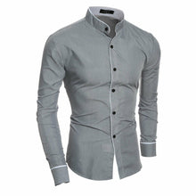 Load image into Gallery viewer, 2020 Men&#39;s Luxury Casual Formal Shirt Long Sleeve Slim Fit Business Dress Shirts Tops Social Blouse Men Formal Blouse
