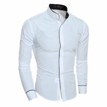 Load image into Gallery viewer, 2020 Men&#39;s Luxury Casual Formal Shirt Long Sleeve Slim Fit Business Dress Shirts Tops Social Blouse Men Formal Blouse
