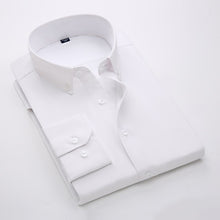 Load image into Gallery viewer, Men&#39;s Casual Long Sleeve Standard-fit Dress Shirts Formal Business Button Up Twill Simple Basic Design Work Office Tops Shirt
