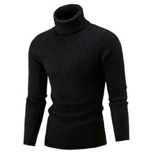 Load image into Gallery viewer, WENYUJH 2019 High Quality Warm Turtleneck Sweater Men Solid Knitted Mens Sweaters Casual Slim Pullover Male Double Collar Tops
