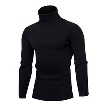 Load image into Gallery viewer, WENYUJH 2019 High Quality Warm Turtleneck Sweater Men Solid Knitted Mens Sweaters Casual Slim Pullover Male Double Collar Tops

